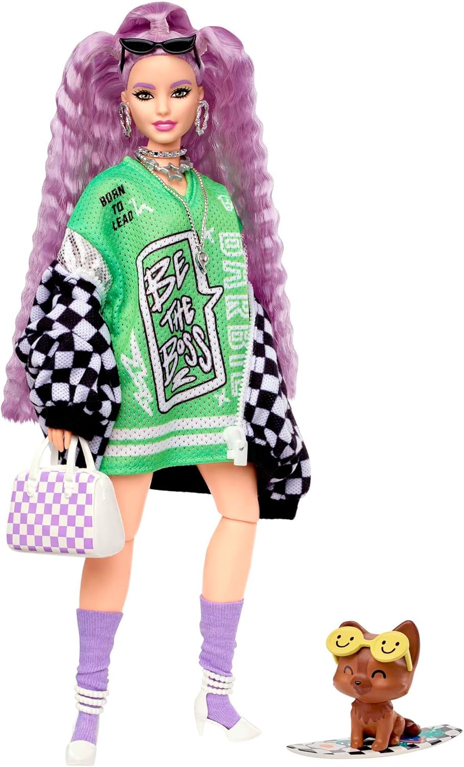 Barbie Extra - Lutka z vijoličnimi lasmi (HHN10)