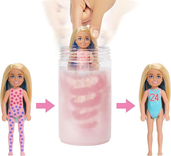 Mattel Barbie Chelsea Color Reveal - Šport (HKT85)