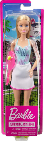 Mattel Barbie Lahko si karkoli - Profesionalna teniška igralka, lutka s svetlimi lasmi (HBW98)