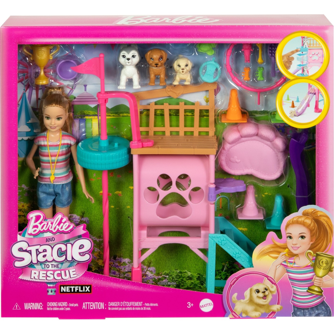 Mattel Barbie - Lutka in komplet za igro (HRM10)
