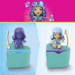 Mattel Mega Bloks Barbie - Mikro-lutka za surfanje in plavanje (HHP86)