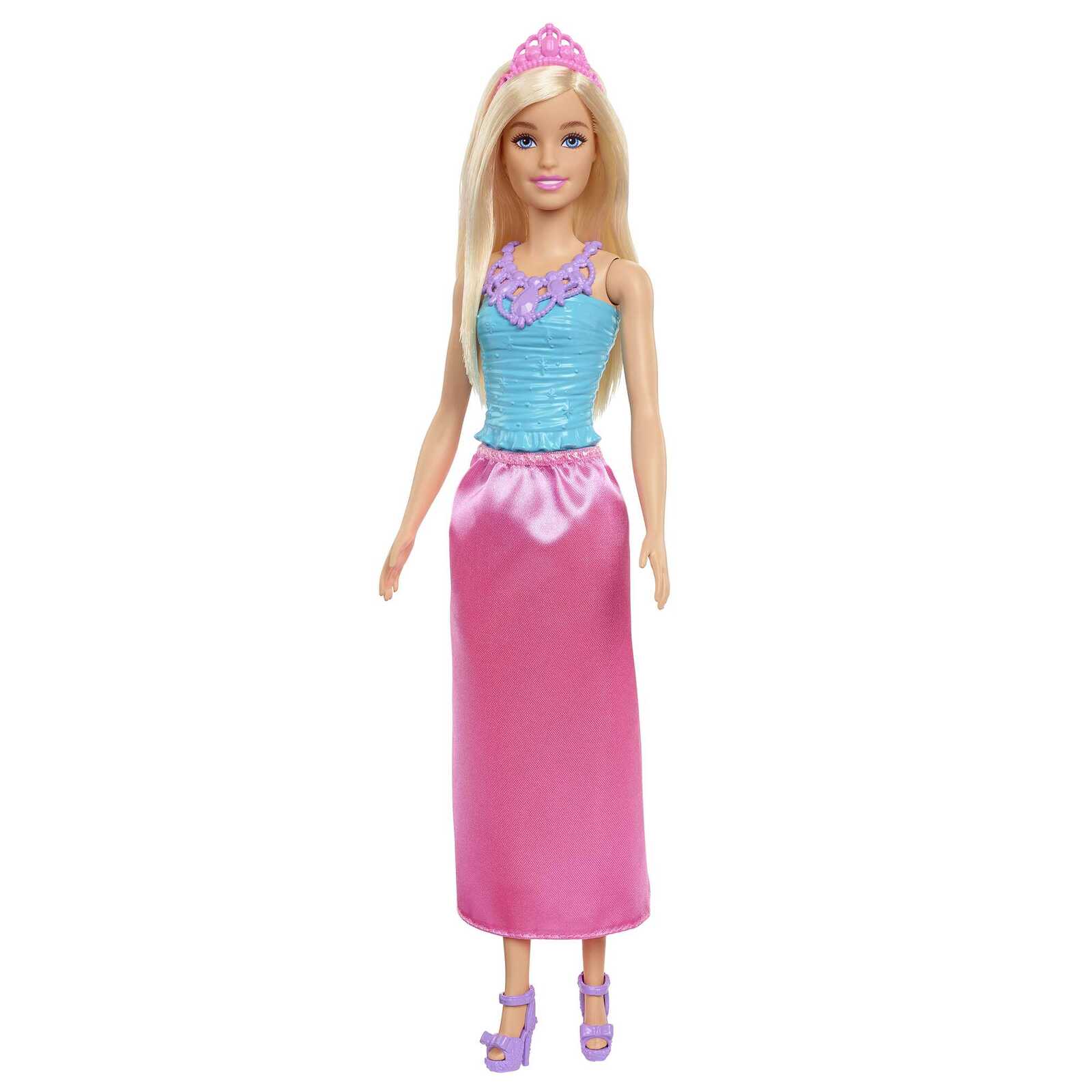 Mattel Barbie - Lutka z roza obleko in blond lasmi (HGR01)