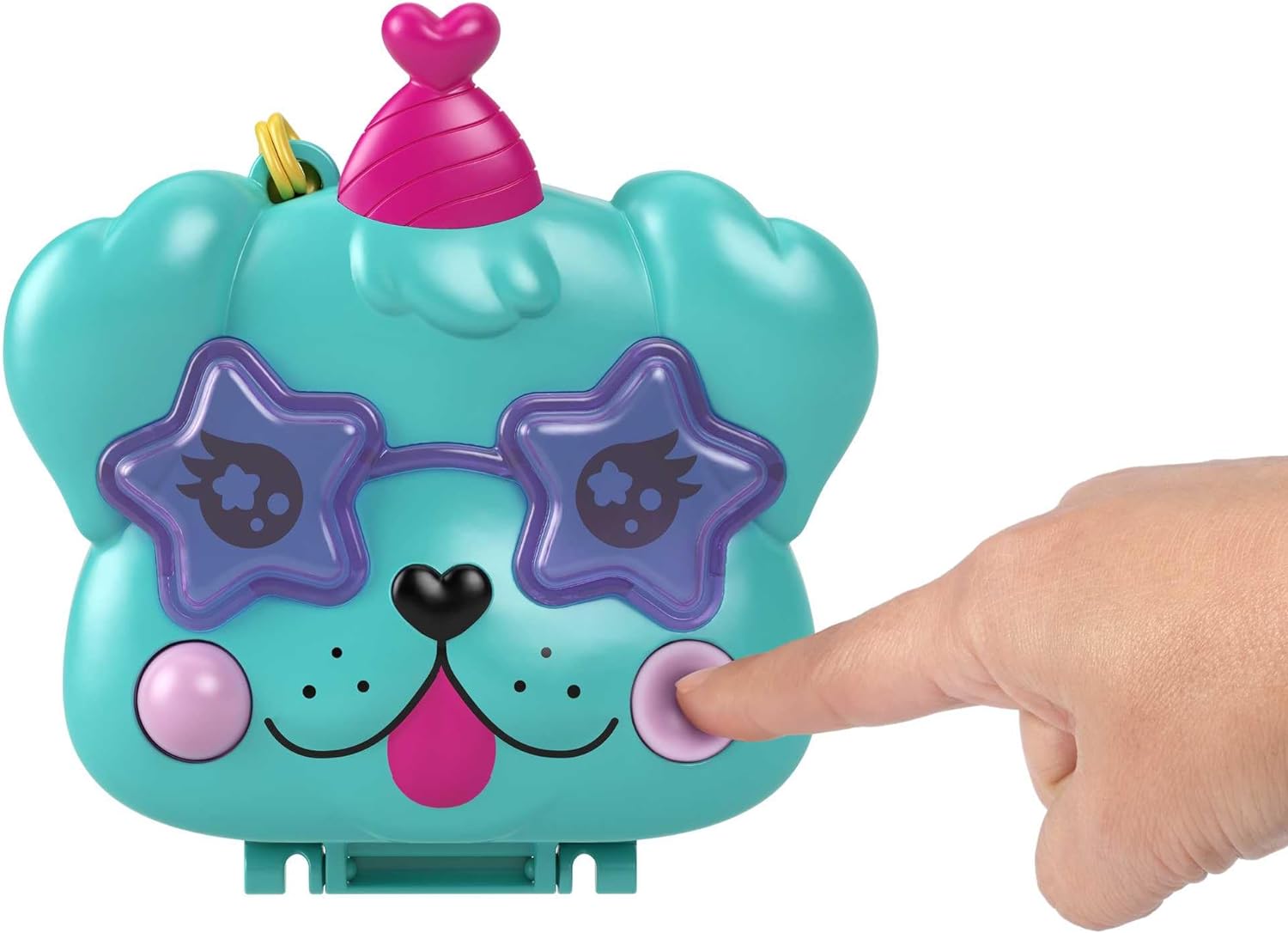 Mattel Polly Pocket - Zabava za rojstni dan za kužka v kompaktni obliki (HKV30)
