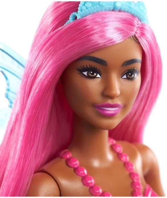 Mattel Barbie Vila Baletna Plesalka - Lutka s Vijoličnimi Lasmi in Temnejšo Poltjo (GXD60)