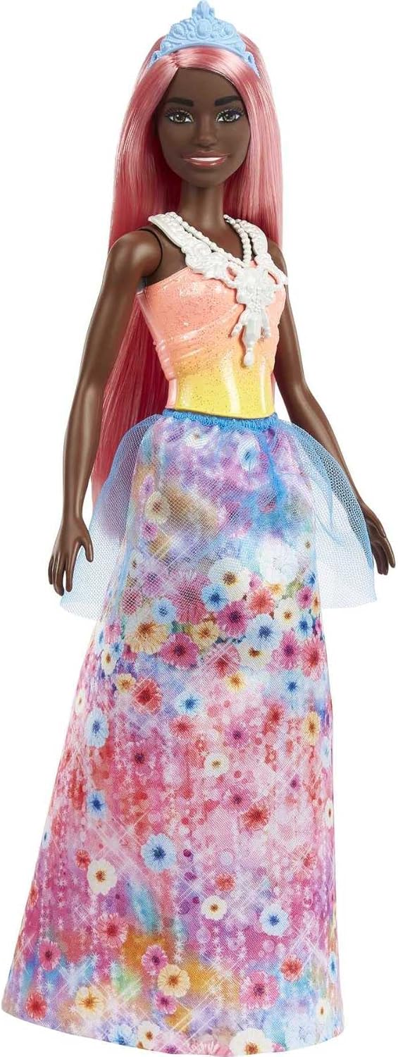 Mattel Barbie Dreamtopia: Princeska s temno poltjo in svetlo rožnatimi lasmi (HGR14)