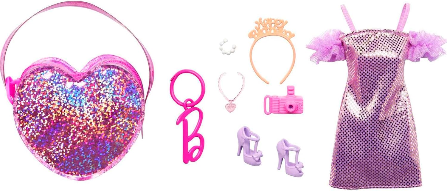 Mattel Barbie: Luksuzna torba na zaponko z rojstnodnevno obleko (HJT45)