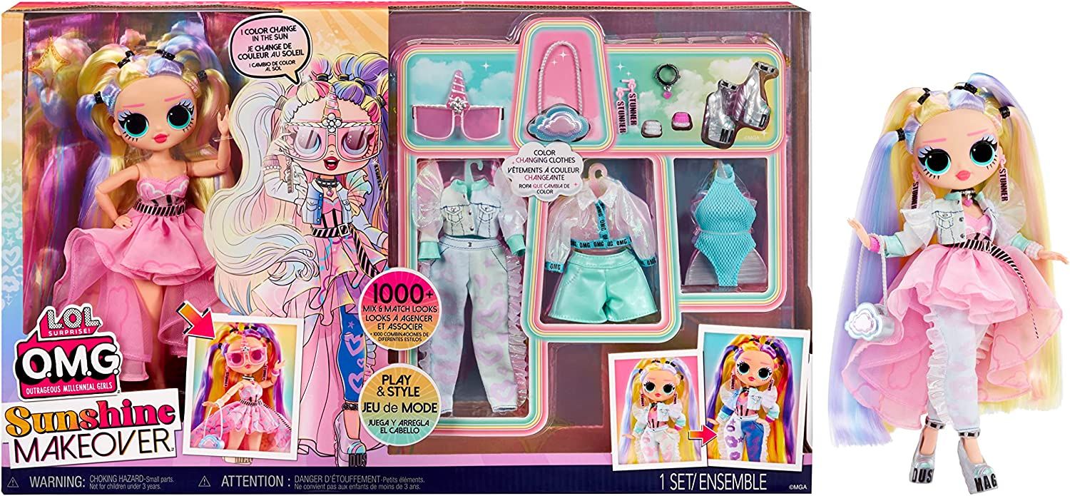L.O.L Surprise! OMG - Lutka Sunshine Makeover Color Change Stellar 